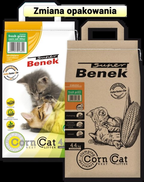 CERTECH-SUPER BENEK Corn Cat Świeża Trawa 7l