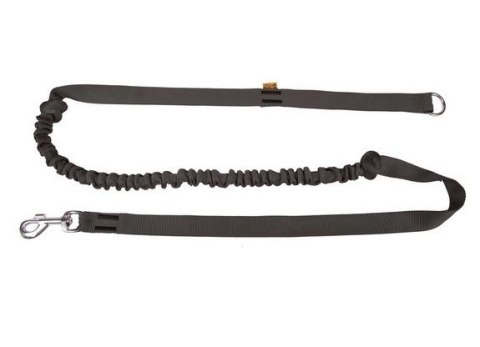 Dingo Smycz Z Amortyzatorem I Uchwytem Czarna 170cm