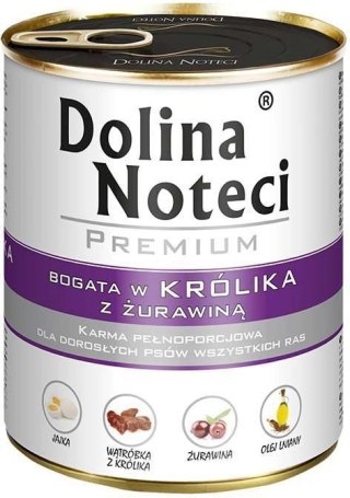 Dolina Noteci Premium Królik Z Żurawiną 800g