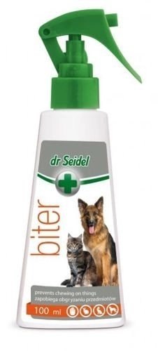 Laboratorium DermaPharm Dr Seidel Biter Płyn Przeciwko Obgryzaniu Przedmiotów Przez Zwierzęta 100ml