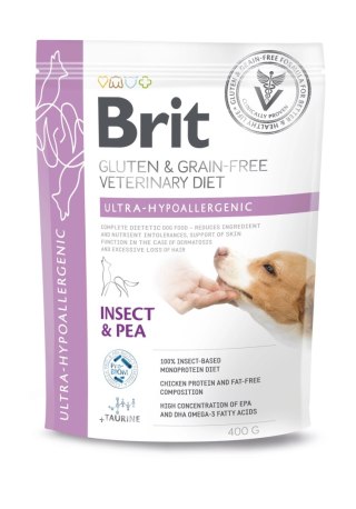 Brit GF Veterinary Diets Dog Ultra-Hypoallergenic Insect 400g