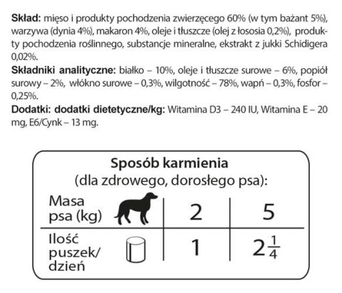 Dolina Noteci Premium Dla Psów Małych Ras Z Bażantem, Dynią I Makaronem 100g