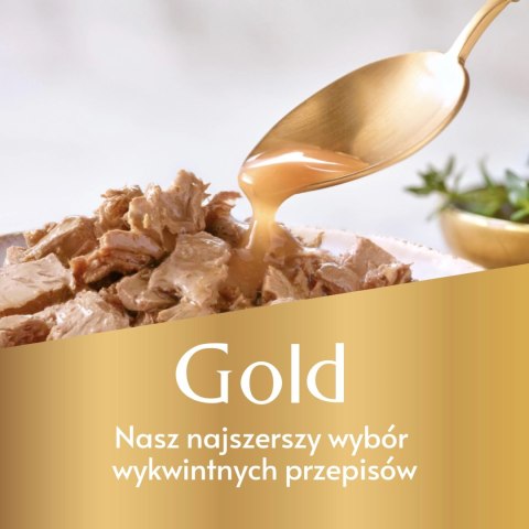 Purina Gourmet Gold z wołowiną i kurczakiem w sosie 85g