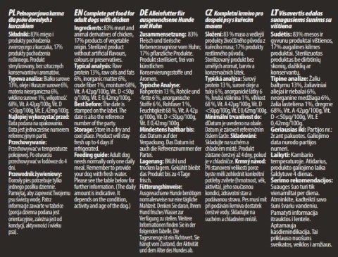 Hektor Karma Premium Baton Dla Psa Z Drobiem 900g