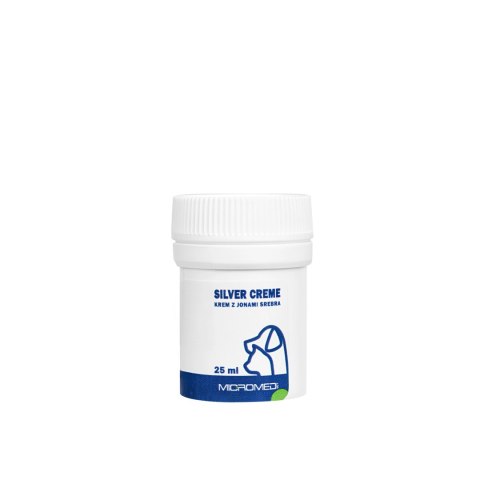 MICROMED Vet Silver Creme Krem Z Jonami Srebra 25 Ml