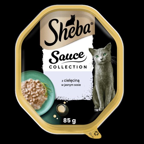 Sheba Sauce Collection Karma Mokra Dla Kota Z Cielęciną W Sosie 85g