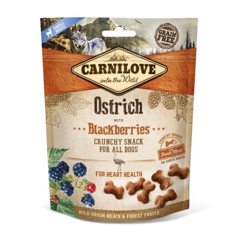 Carnilove Crunchy Snack Struś I Jeżyna Dla Psów 200g