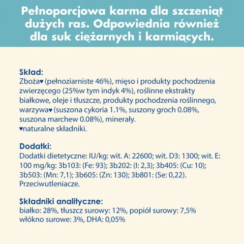 Purina Dog Chow Large Breed Puppy Z Indykiem 14kg