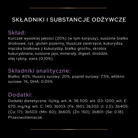 Purina Pro Plan Original Kitten Kurczak Z Ryżem 1,5kg