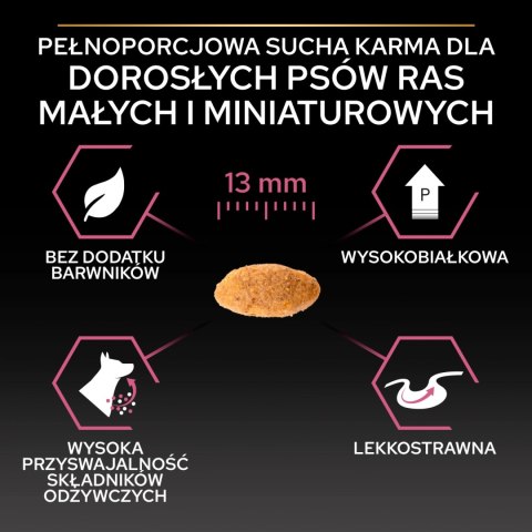 Purina Pro Plan Small & Mini Adult Sensitive Optiderma Łosoś I Ryż 7kg