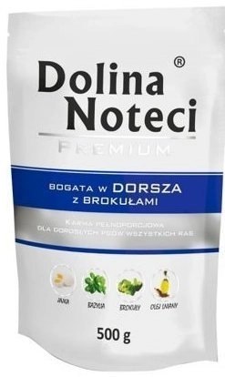 Dolina Noteci Premium Dorsz Z Brokułami 500g