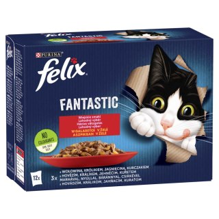 Felix Fantastic Wiejskie Smaki W Galaretce 12x85g