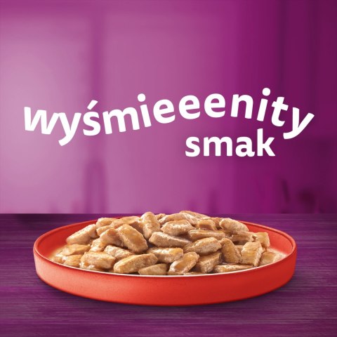 WHISKAS Mokra Karma Dla Kota 1+ Z Wołowiną W Sosie 400g