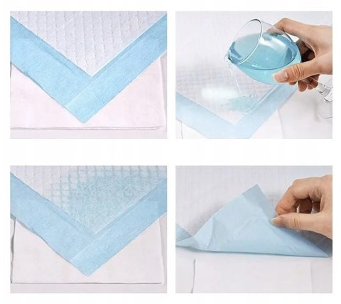 Nuxie Mata Dla Psa Podkłady Higieniczne Niebiesko-Białe 20szt