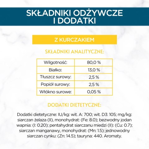 Purina Gourmet Perle Karma dla kotów mini fileciki w sosie z kurczakiem 85 g