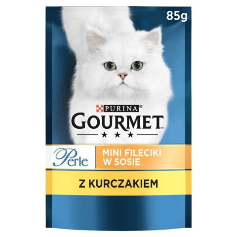 Purina Gourmet Perle Karma dla kotów mini fileciki w sosie z kurczakiem 85 g