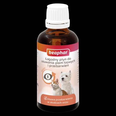 BEAPHAR BEAPHAR Łagodny Płyn Do Usuwania Plam Łzowych I Przebarwień 50ml