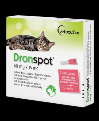 Bayer Bayer Dronspot Krople Na Robaki I Pasożyty 2x0,7ml