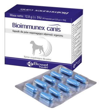 Biowet Biowet Bioimmunex Canis 40 Kapsułek