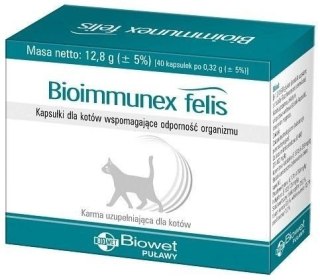 Biowet Biowet Bioimmunex Felis 40 Kapsułek