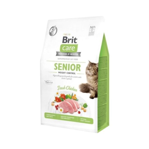 Brit Brit Care Grain-Free Senior Weight Control Z Kurczakiem 7kg