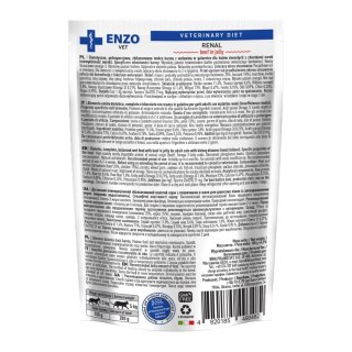 ENZO VET ENZO VET Renal Wołowina w Galaretce 100g