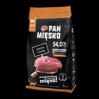 PAN MIĘSKO PAN MIĘSKO Cielęcina Z Kaczką M Dla Kota 5kg