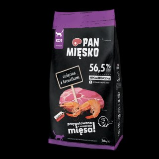 PAN MI�SKO PAN MIĘSKO Cielęcina Z Krewetkami Dla Kota S 1,6kg