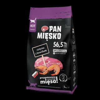PAN MI�SKO PAN MIĘSKO Cielęcina Z Krewetkami Dla Kota S 5kg