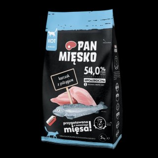PAN MI�SKO PAN MIĘSKO Kurczak Z Pstrągiem S Dla Kota 5kg