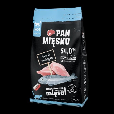 PAN MI�SKO PAN MIĘSKO Kurczak Z Pstrągiem S Dla Kota 5kg