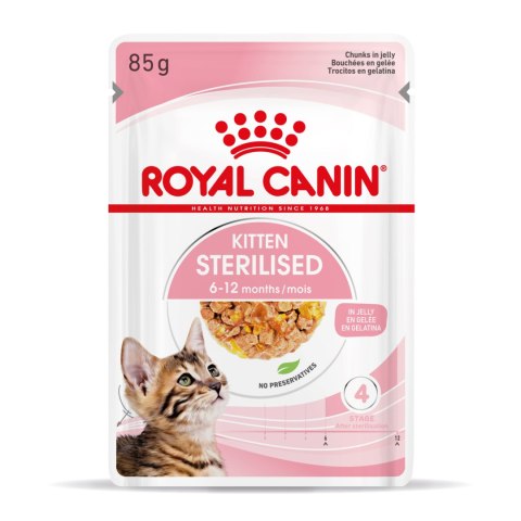 Royal Canin ROYAL CANIN Kitten Sterilised Gelee 12x85g