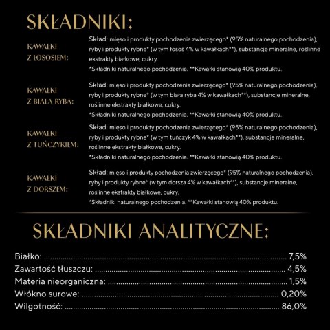 Sheba Sheba Delicacy Rybne Smaki W Galaretce, Z Łososiem, Z Białą Rybą, Z Tuńczykiem, Z Dorszem 80x85g