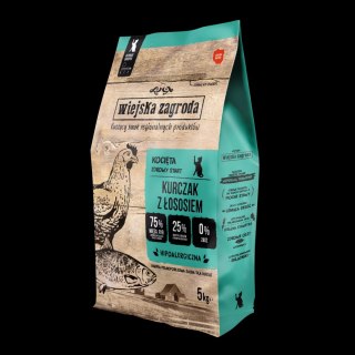 Wiejska Zagroda Wiejska Zagroda Kurczak Z Łososiem Dla Kociąt 5kg