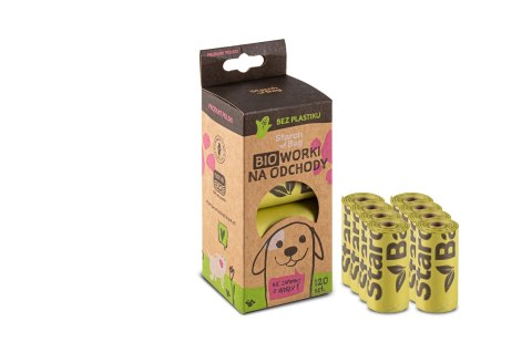 ZOLUX Zolux Starchbag Kompostowalne Bioworki Na Odchody Zielony 15szt