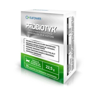 Eurowet Probiotyk W Saszetkach Dla Kotów 15x1,5g