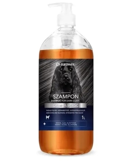 Eurowet Szampon Ciemna Sierść 1l