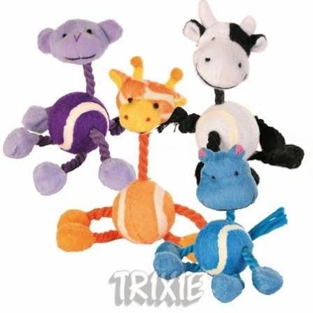 Trixie Zwierzak Z Piłki Tenisowej I Liny 16cm