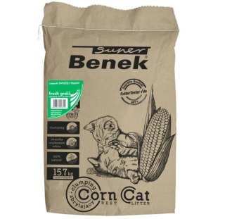 CERTECH-SUPER BENEK Corn Cat Świeża Trawa 25l