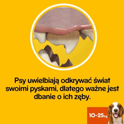 Pedigree DentaStix Przysmak Dentystyczny Dla Psów Od 4 Miesiąca I Wadze 10-25kg 180g