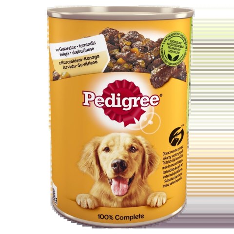 Pedigree Mokra Karma Dla Dorosłych Psów Z Kurczakiem I Warzywami W Galaretce 400g