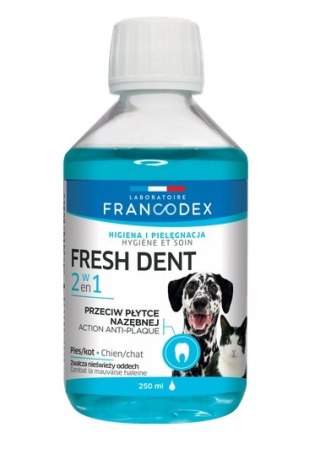 Zolux Francodex Fresh Dent Płyn Do Higieny Jamy Ustnej Dla Psów I Kotów 250ml