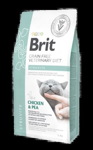 Brit Grain Free Veterinary Diet Cat Struvite Kurczak Z Groszkiem 2kg