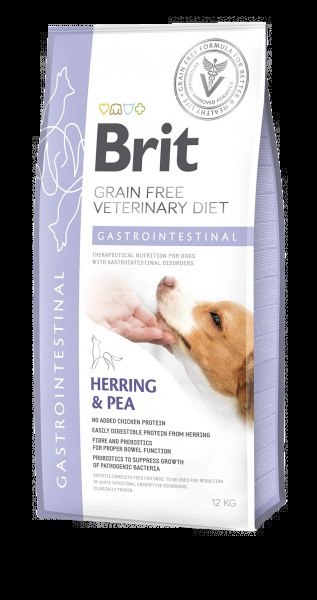 Brit Grain Free Veterinary Diet Dog Gastrointestinal Śledź Z Groszkiem 12kg