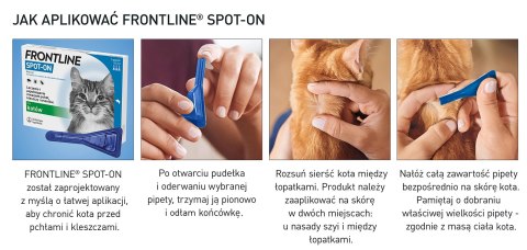 FRONTLINE Spot On Dla Kotów 3x0,5ml