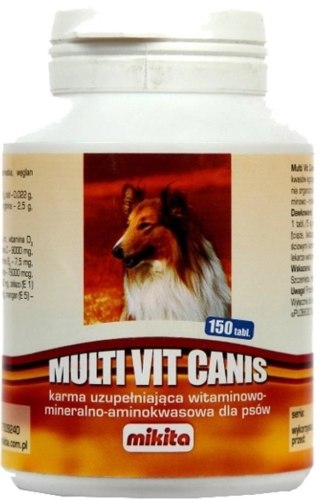 Mikita Multi Vit Canis 150 Tabletek