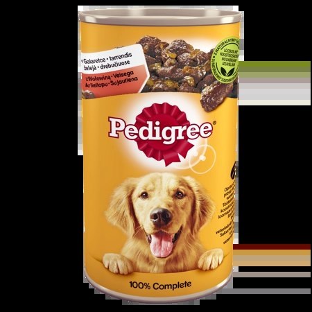 Pedigree Mokra Karma Dla Dorosłych Psów Z Wołowiną W Galaretce 1200g
