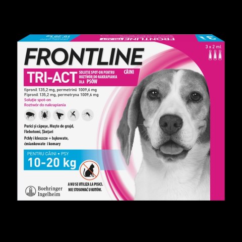 FRONTLINE Tri-Act Dla Psów 3x2ml