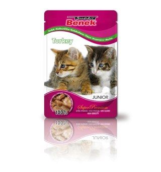 CERTECH-SUPER BENEK Junior Cats Z Indykiem 100g