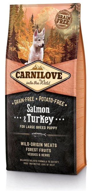 Carnilove Salmon & Turkey For Large Breed Puppy 1,5kg